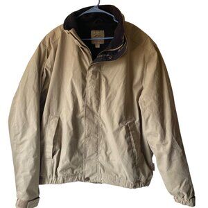 Vintage 90's Pacific Trail Outdoor Wear Mens XLT Jacket Beige Fleece‎ Full Zip